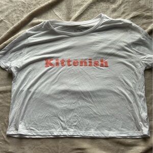 Kittenish Crop Tee